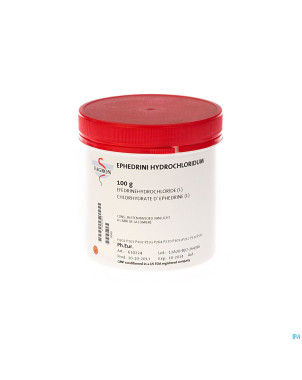 Ephedrine chlorhydr (l-)   100g fag