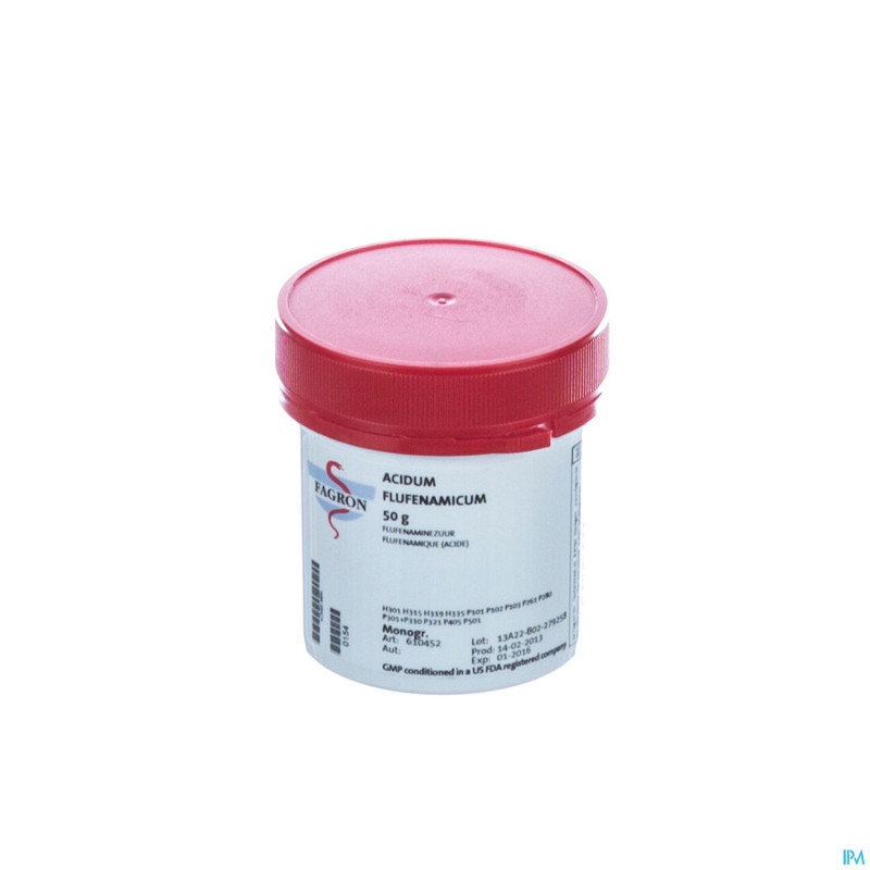 Acide flufenamique vrac    50g fag