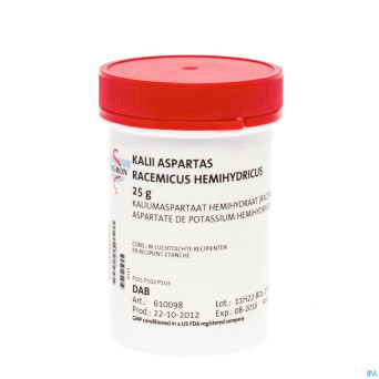 Potassium aspartate hemihy rac    25g fag