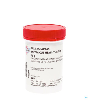 Potassium aspartate hemihy rac    25g fag