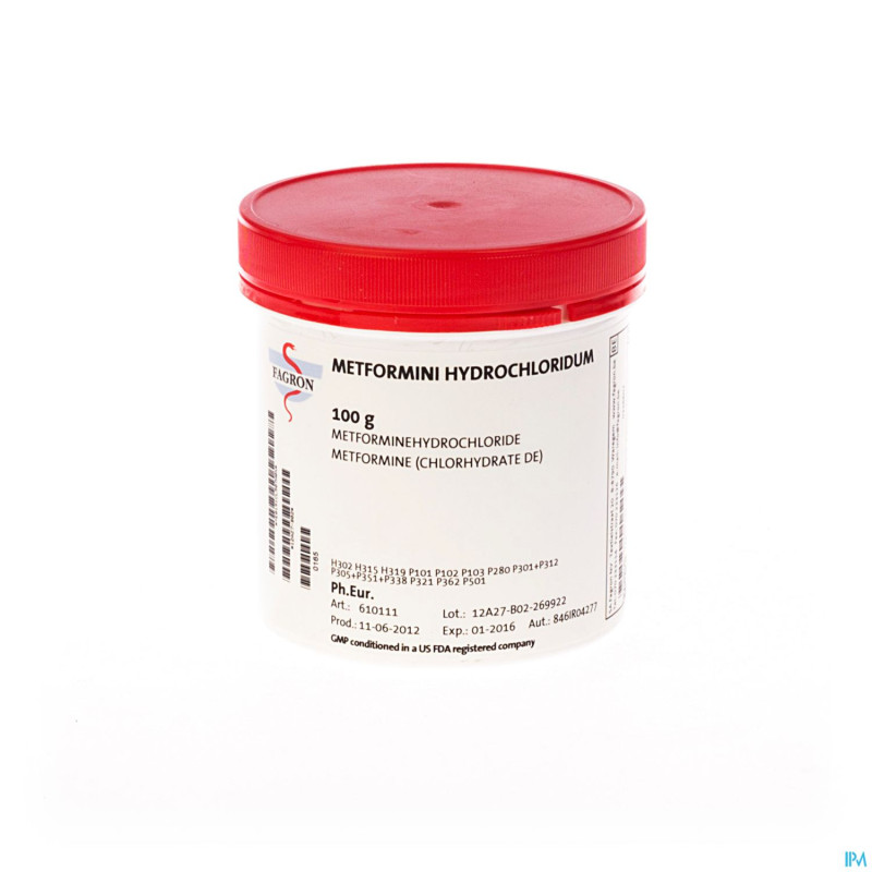 Metformine chlorhydrate vrac    100g fag