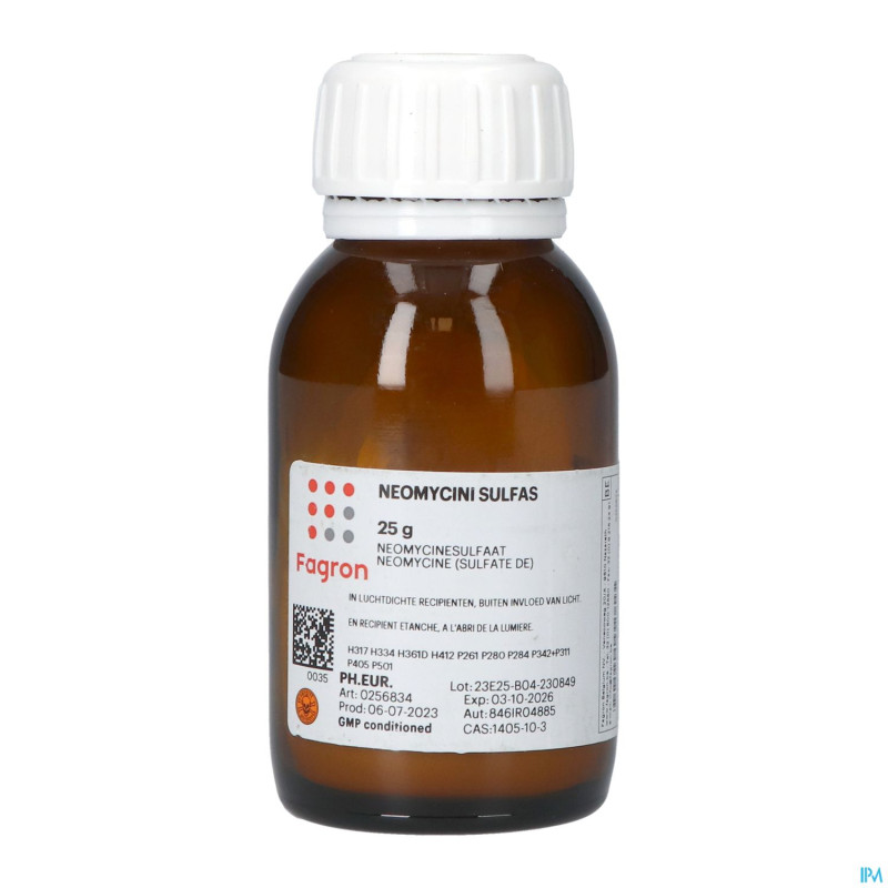 Neomycine sulfate vrac    25g fag