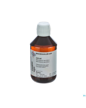 Macrogol 400 (peg)    250ml fag