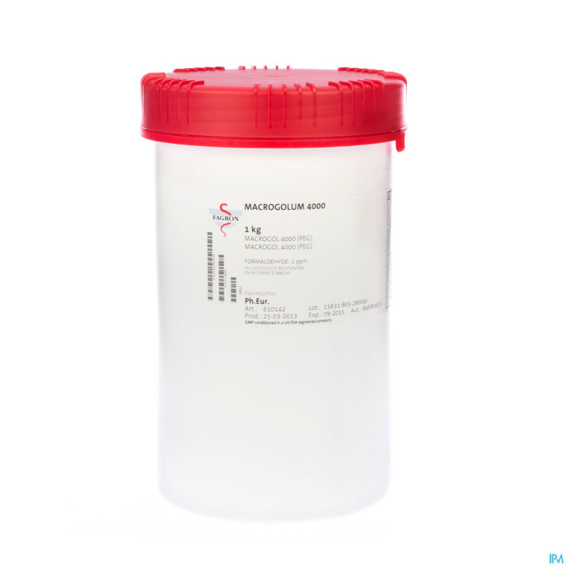 Macrogol 4000 (peg)    1kg fag