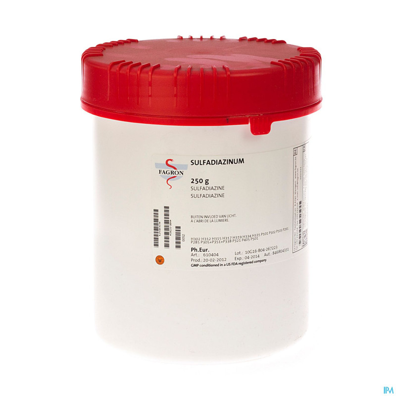 Sulfadiazine vrac    250g fag