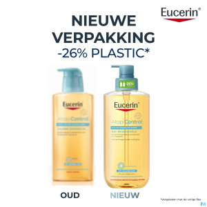 Eucerin atopicontrol huile bain/douche pompe 400ml