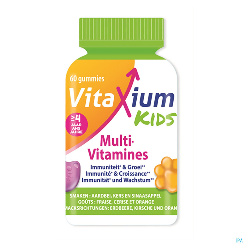 Vitaxium kids multi vitamines gommes 60