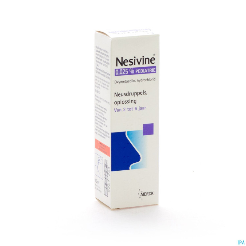 Nesivine ped 0,025% gutt 15ml cfr 2252104