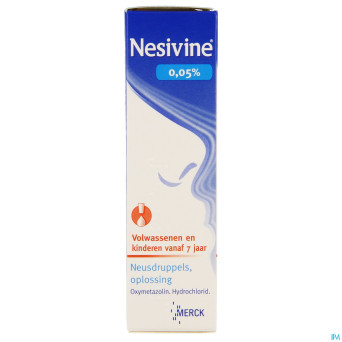 Nesivine gutt. 0,050 % 15 ml