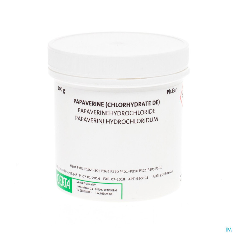 Promethazine chlorhydrate    25g certa