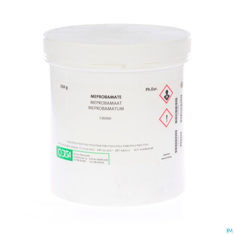 Meprobamate pdr lourd    250g aca