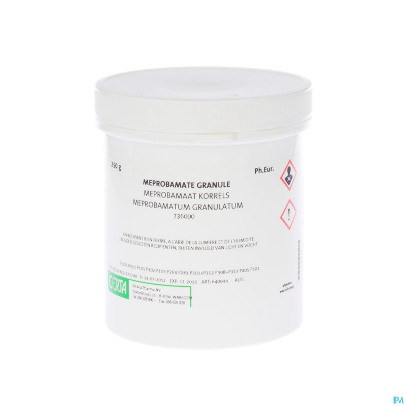 Meprobamate gran lourd    250g aca