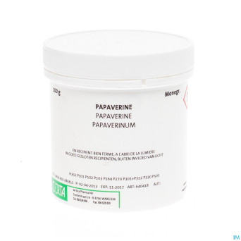 Papaverine chlorhydrate  100g certa