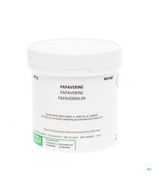 Papaverine chlorhydrate  100g certa