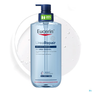 Eucerin urearepair gel lavant 5% uree pompe 400ml