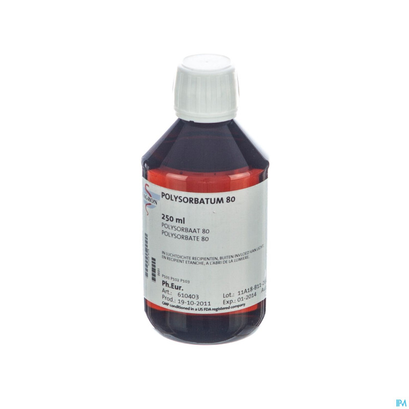 Polysorbate 80    250ml fag