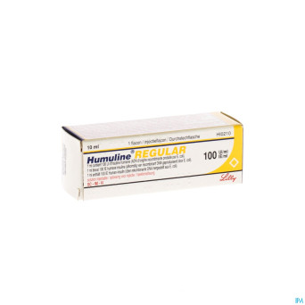Humuline regular fl 10ml 100iu/ml