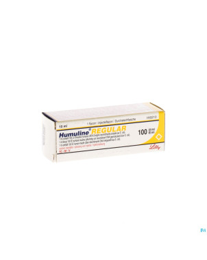 Humuline regular fl 10ml 100iu/ml