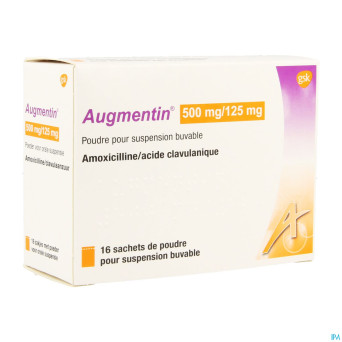 Augmentin sach 16 x 500mg/125mg