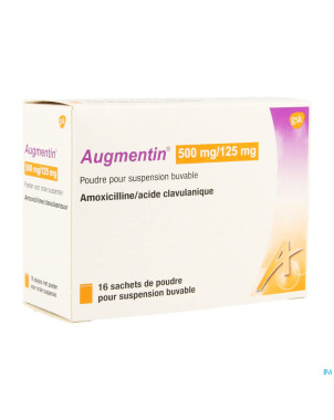 Augmentin sach 16 x 500mg/125mg