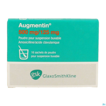 Augmentin sach 16 x 500mg/125mg