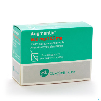 Augmentin sach 16 x 500mg/125mg