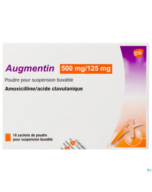 Augmentin sach 16 x 500mg/125mg