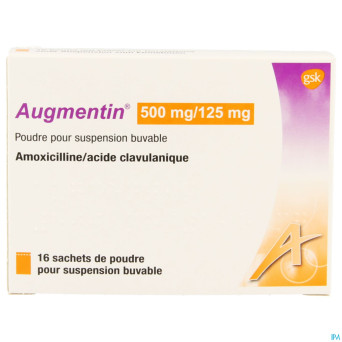 Augmentin sach 16 x 500mg/125mg