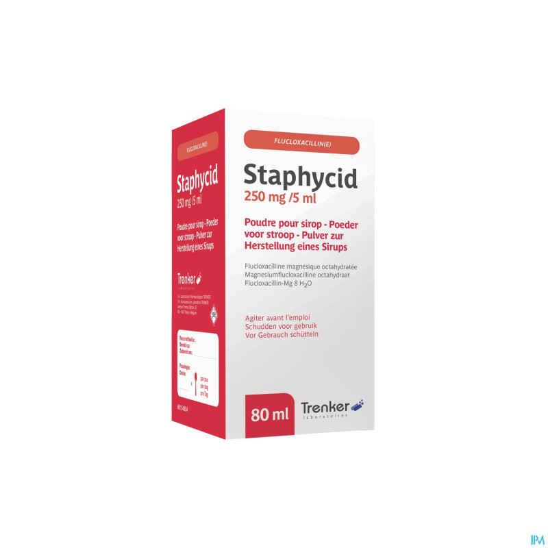 Staphycid susp or 80ml 250mg/5ml