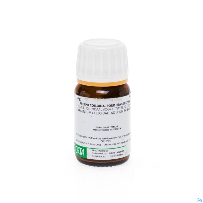 Ag colloidal ad usum externum pb6    10g certa