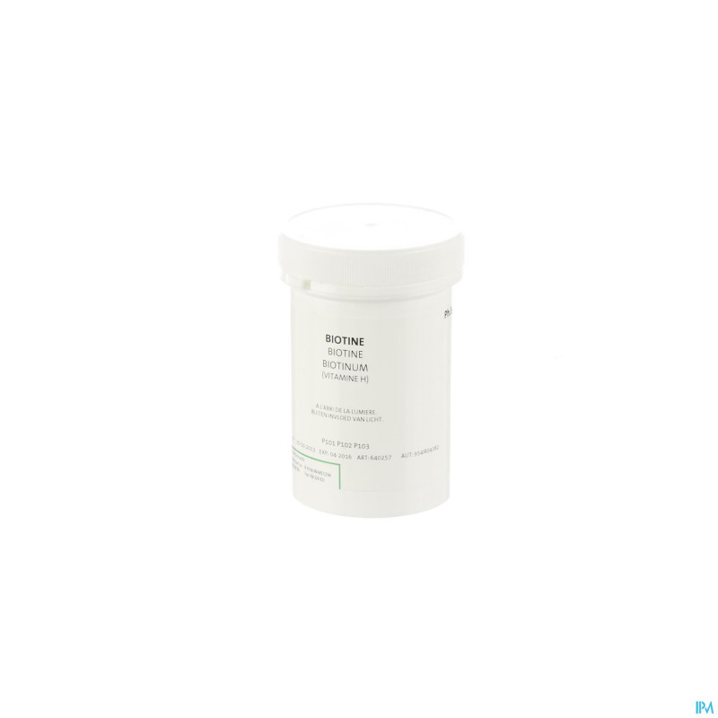 Biotine (vit h) ph.eur    1g aca
