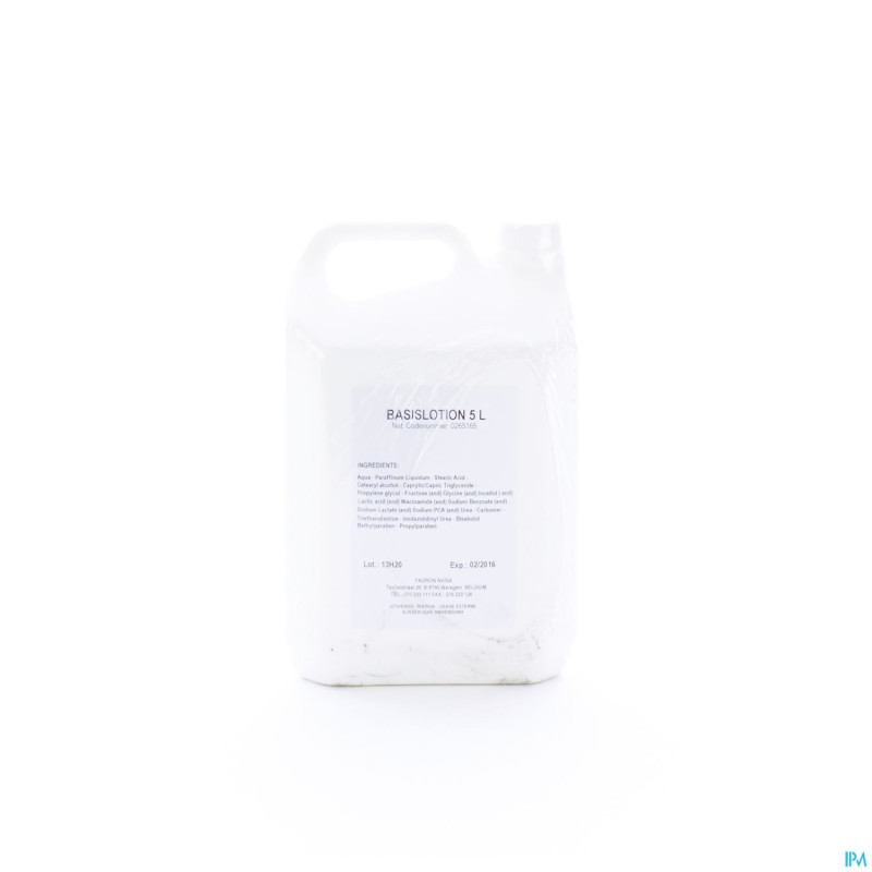 Lotion de base vrac    5l fag