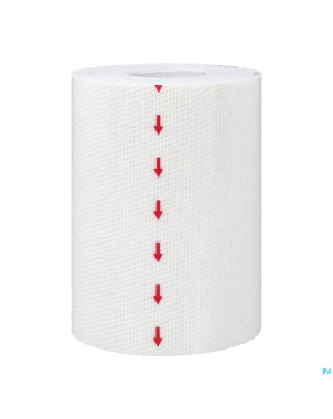 Biplast bande contention adh blanc  8cmx2,5m 1