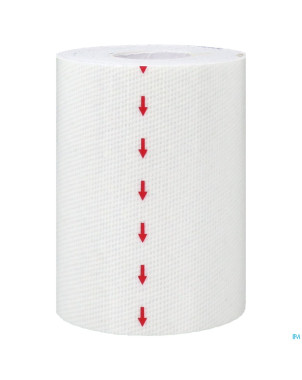 Biplast bande contention adh blanc  8cmx2,5m 1