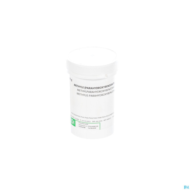 Methyl parahydroxybenzoate ph.eur    25g certa