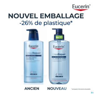 Eucerin urearepair gel lavant 5% uree pompe 400ml