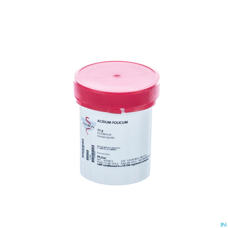 Folique acide b11 hydrate    25g fag