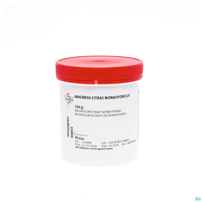 Mg citrate vrac    250g fag