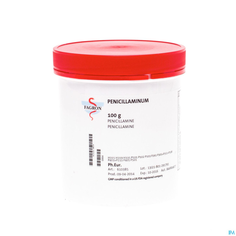Penicillamine d vrac    100g fag