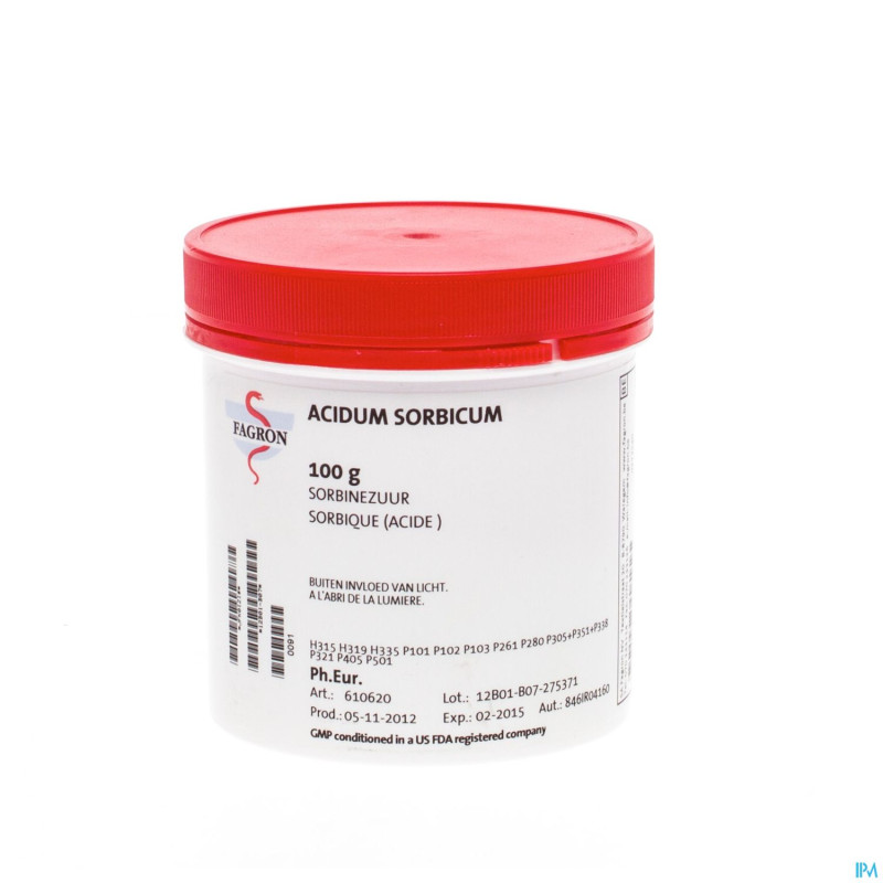 Sorbique acide vrac    100g fag