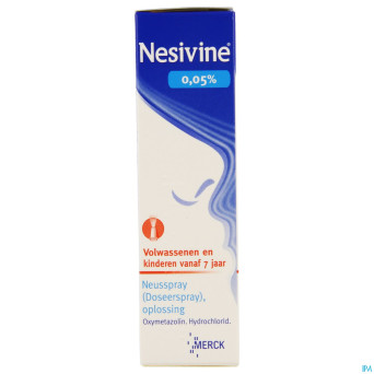 Nesivine 0,050 % spray dos 15 ml