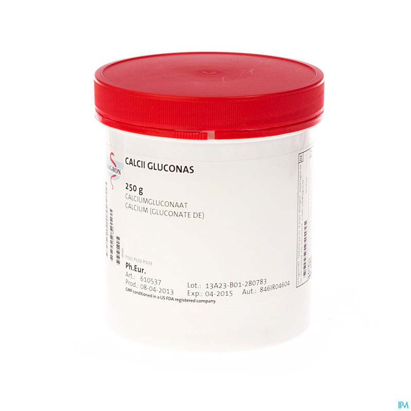 Calcium gluconate vrac    250g fag