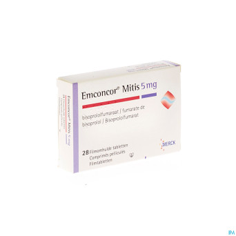 Emconcor mitis 5 drag 28x5mg