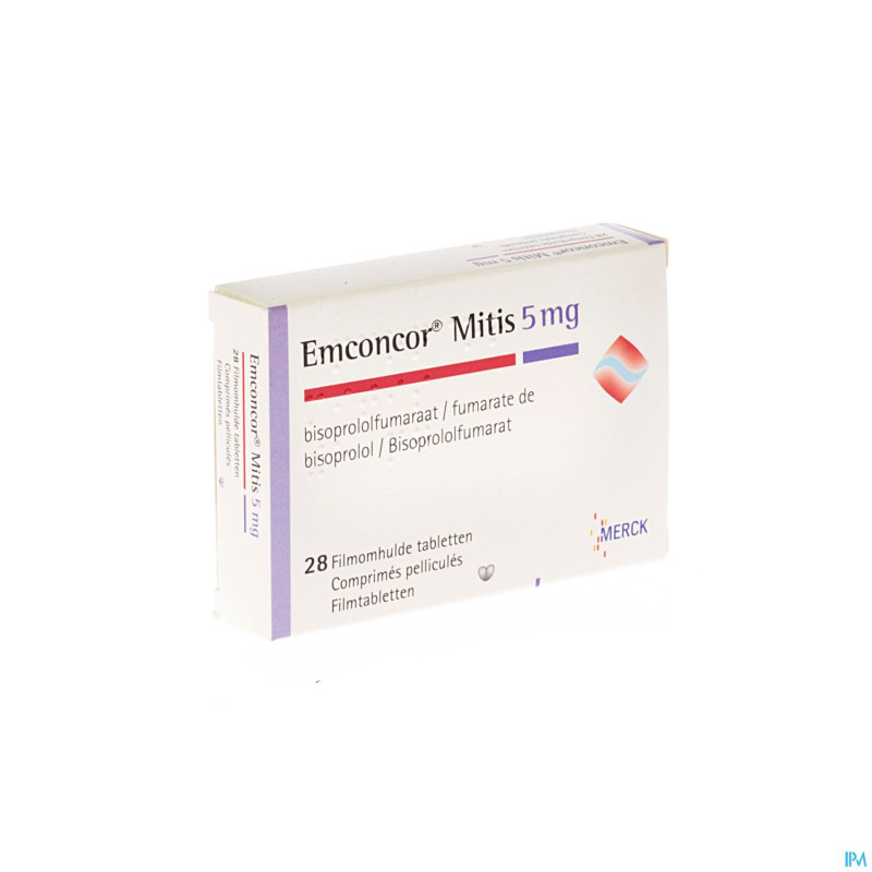 Emconcor mitis 5 drag 28x5mg