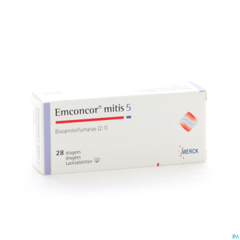 Emconcor mitis 5 drag 28x5mg