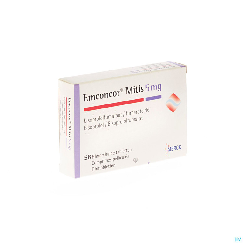 Emconcor mitis 5 drag 56x5mg
