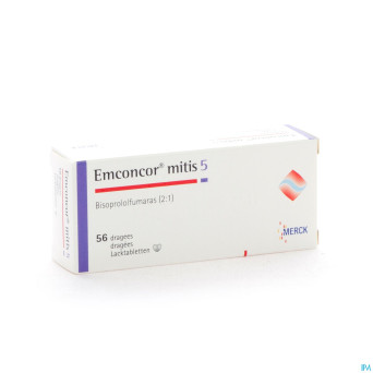 Emconcor mitis 5 drag 56x5mg