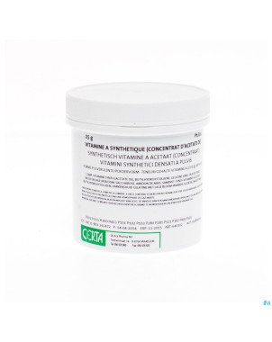 Vitamine a acet.500k/1g    25g aca