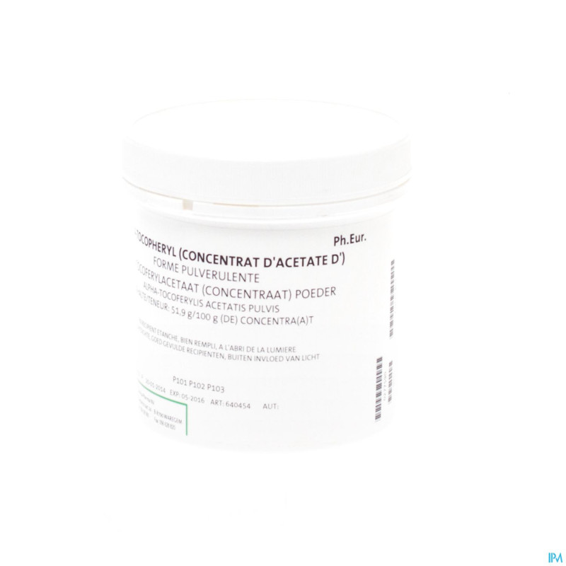 Alpha-tocopherol acetate vit e 50% cws/s100g certa