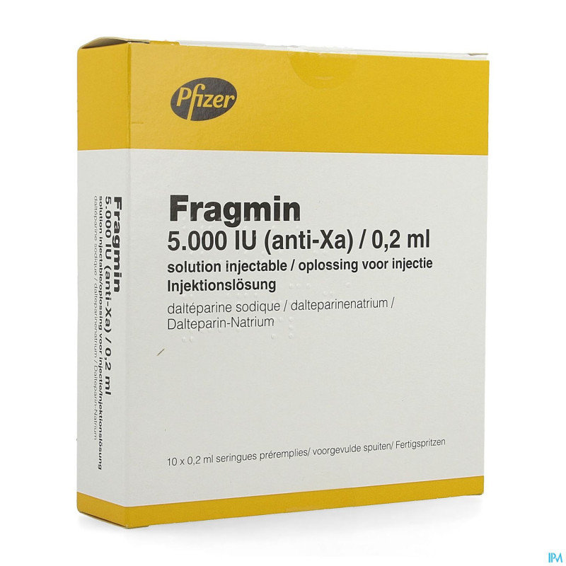 Fragmin ser sc 10x 5000u/0,2ml